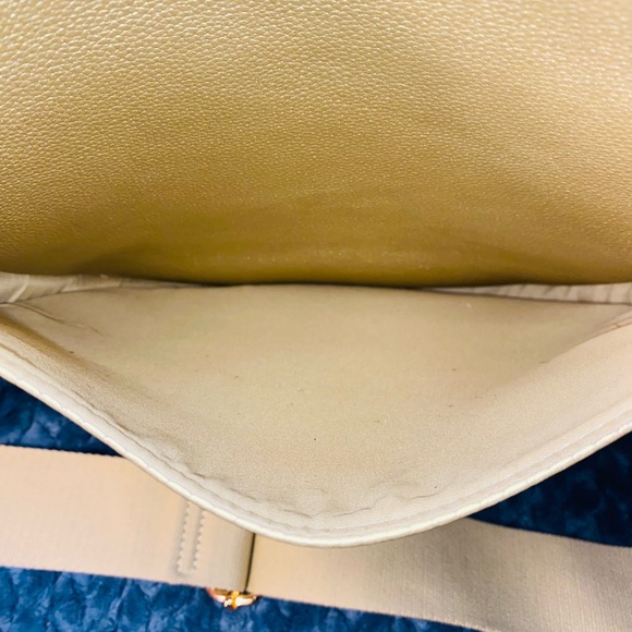 ahdorned pebble grain vegan leather crossbody bag with guitar strap incl… - Picture 9 of 14